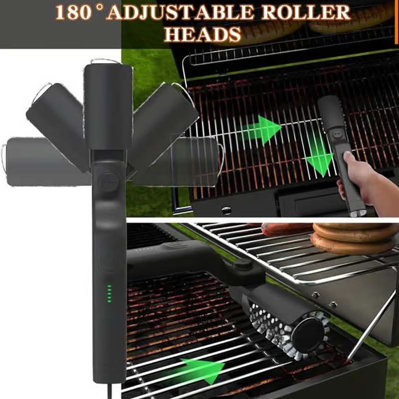 Cordless Electric BBQ Grill Cleaning Brush with Rechargeable Battery