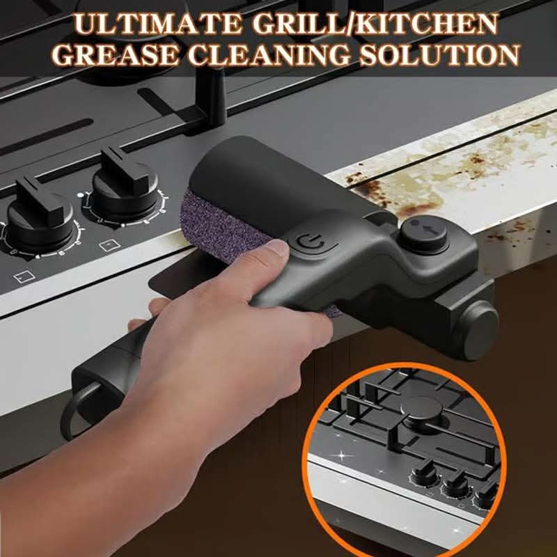 Cordless Electric BBQ Grill Cleaning Brush with Rechargeable Battery