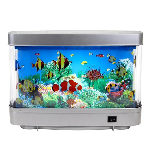 Artificial Tropical Fish Aquarium Lamp with Moving Fish