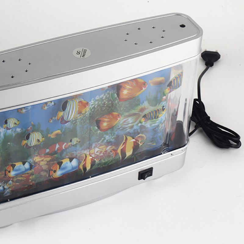 Artificial Tropical Fish Aquarium Lamp with Moving Fish