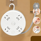 Retractable Power Strip with USB Ports and Hook