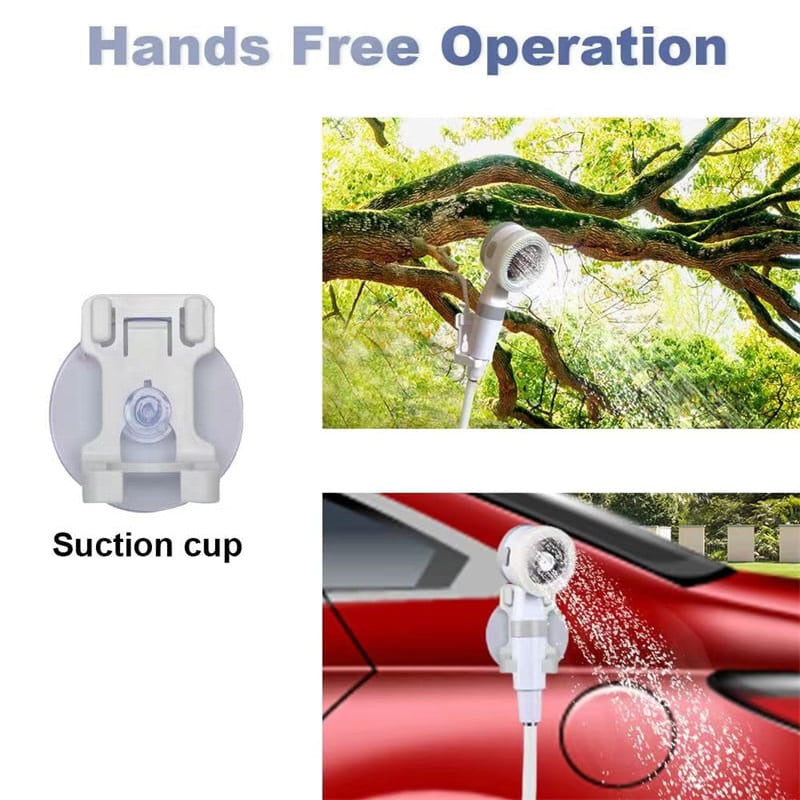 Portable Camping Shower with Rechargeable Water Pump