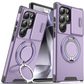 3-in-1 Magnetic Stand Case for Samsung with Camera Cover
