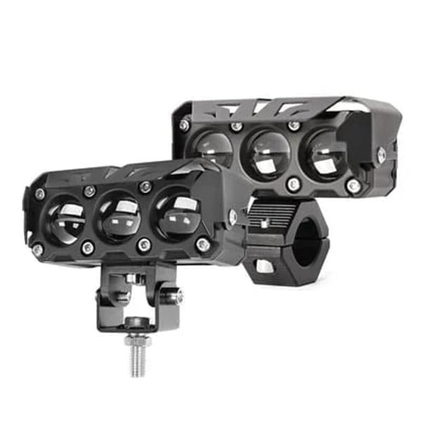 Motorcycle Dual-Beam LED Driving Lights 10.2 cm 4500 Lumens