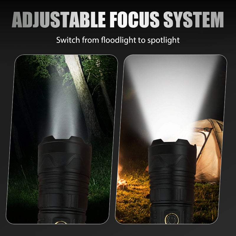 P50 LED Flashlight with Portable Monocular Telescope