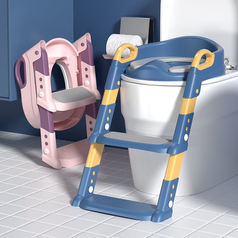Kids' Potty Training Toilet Seat with Ladder