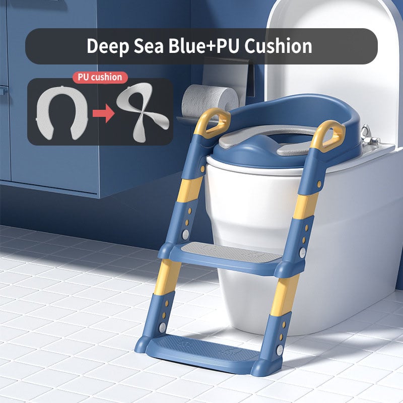 Kids' Potty Training Toilet Seat with Ladder