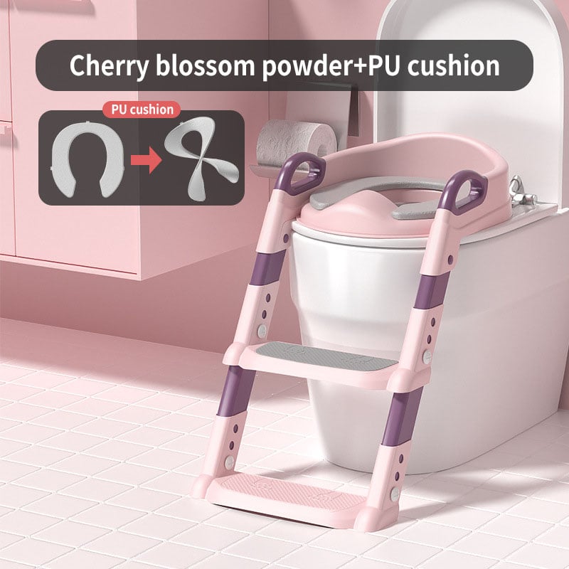 Kids' Potty Training Toilet Seat with Ladder