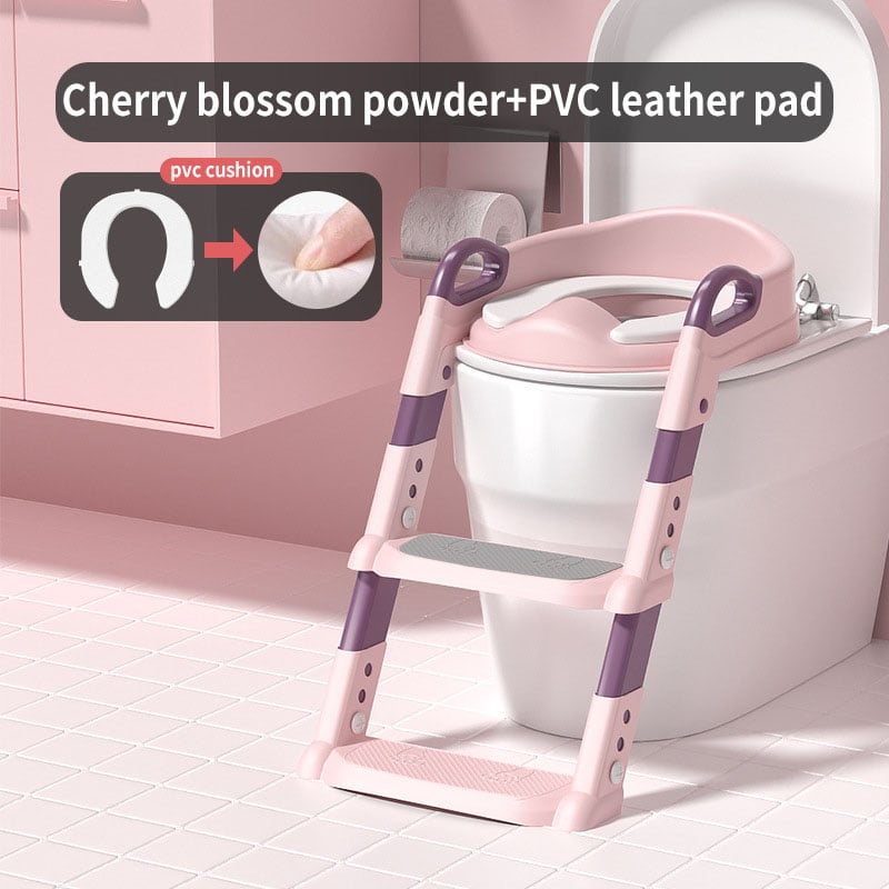 Kids' Potty Training Toilet Seat with Ladder