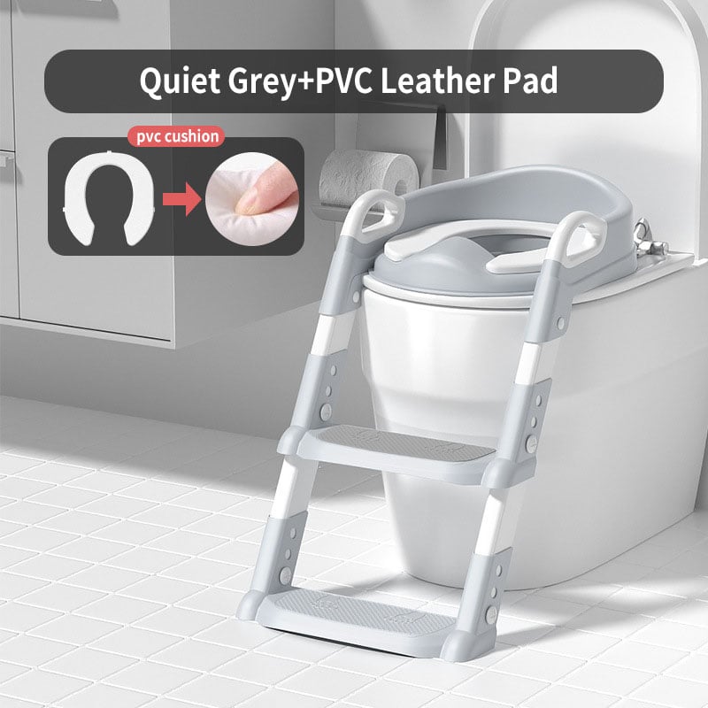 Kids' Potty Training Toilet Seat with Ladder