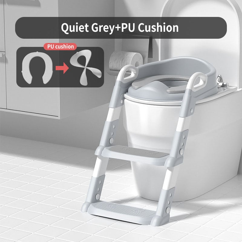 Kids' Potty Training Toilet Seat with Ladder