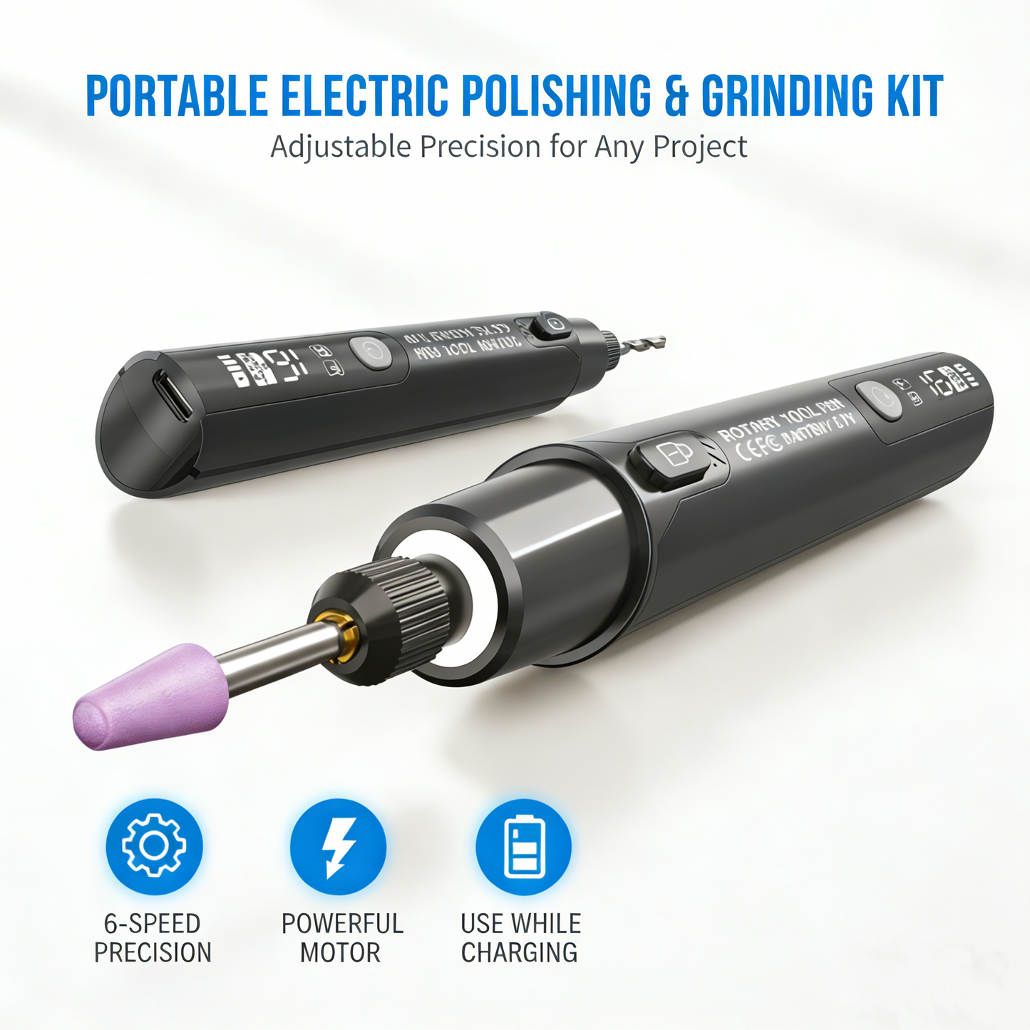 Portable Electric Polishing and Grinding Kit