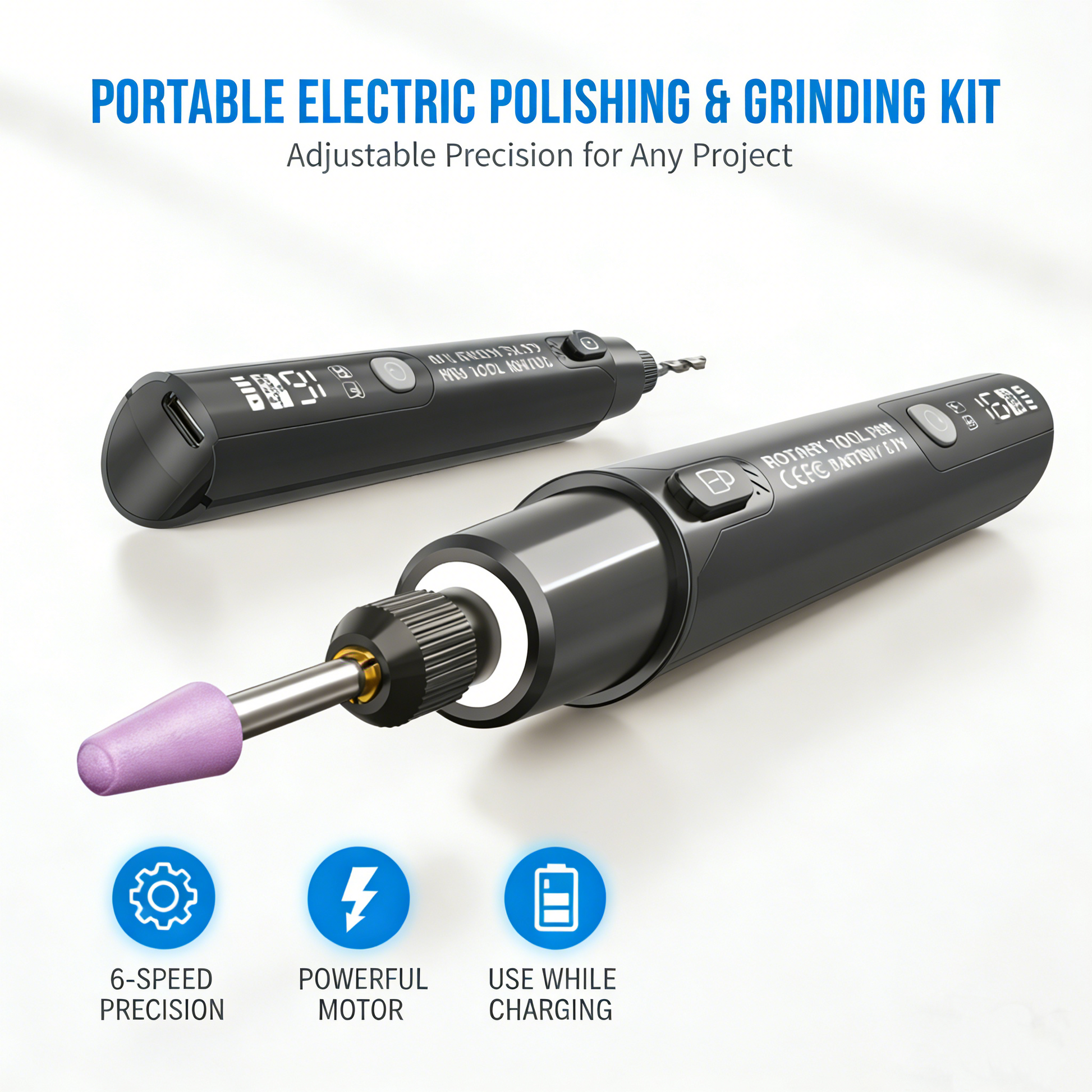 Portable Electric Polishing and Grinding Kit