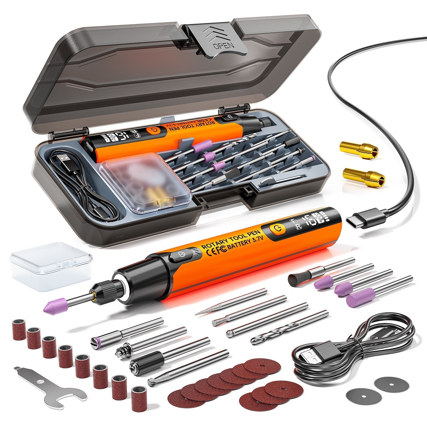Portable Electric Polishing and Grinding Kit