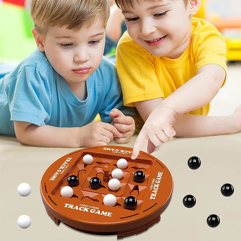 Logic Chess Track Game Set 4-Player Strategy Board Game