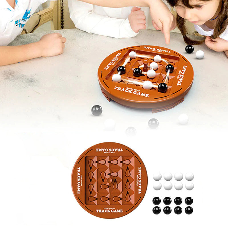 Logic Chess Track Game Set 4-Player Strategy Board Game