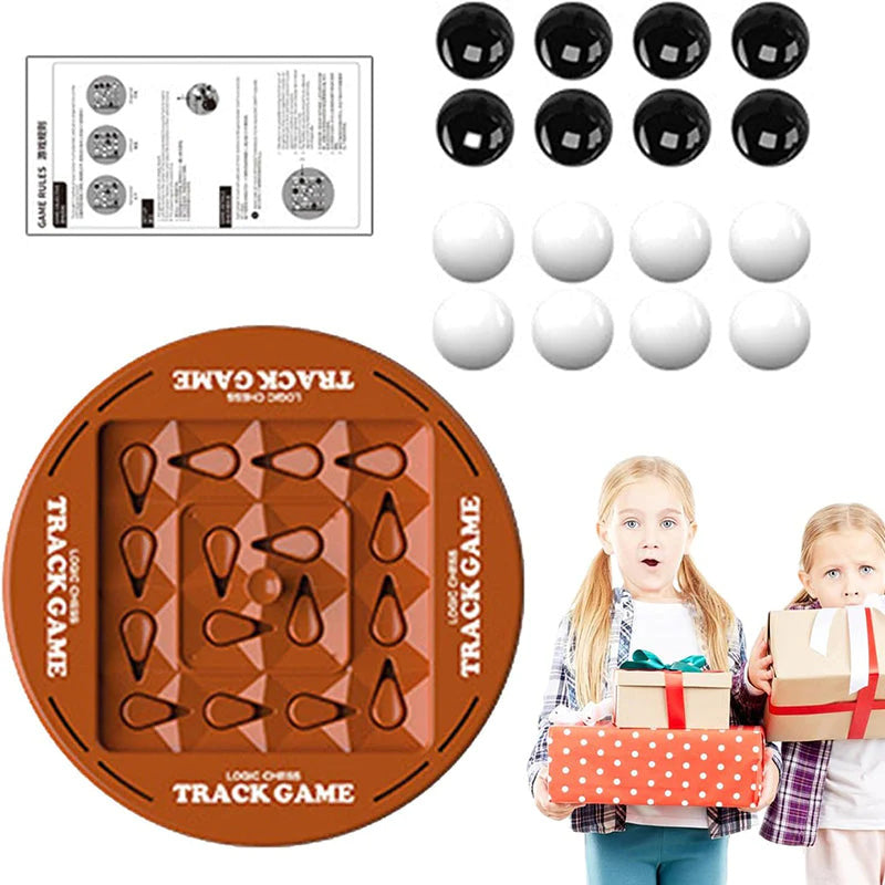 Logic Chess Track Game Set 4-Player Strategy Board Game