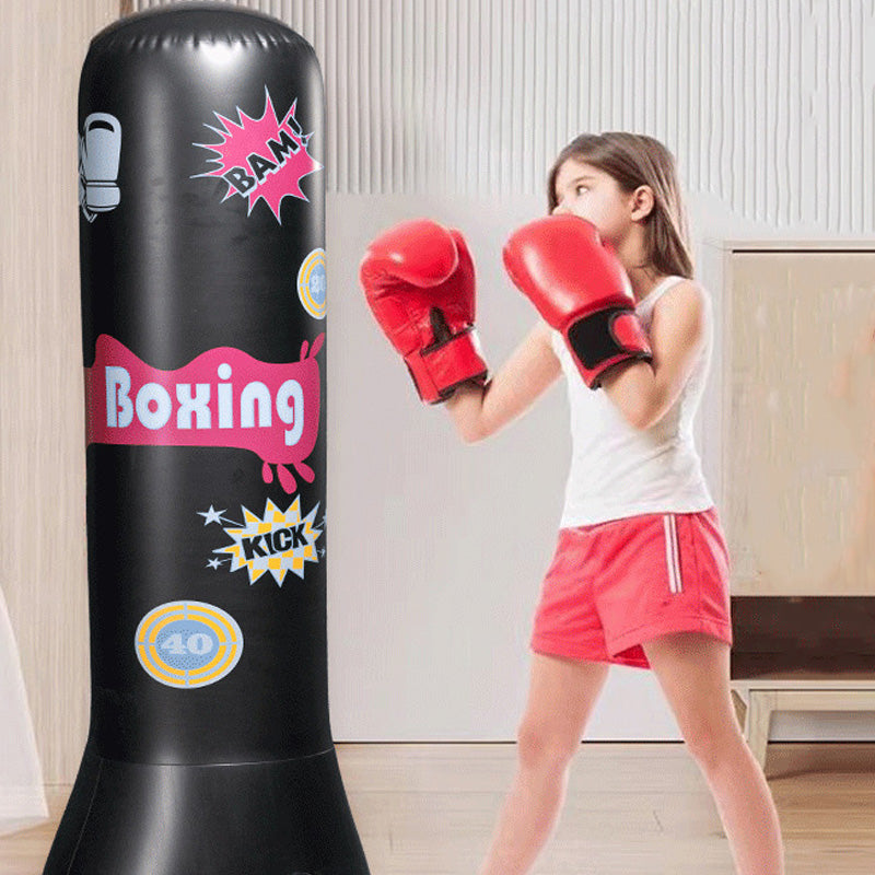 Kids Inflatable Boxing Tumbler with Pump