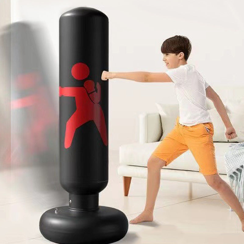 Kids Inflatable Boxing Tumbler with Pump