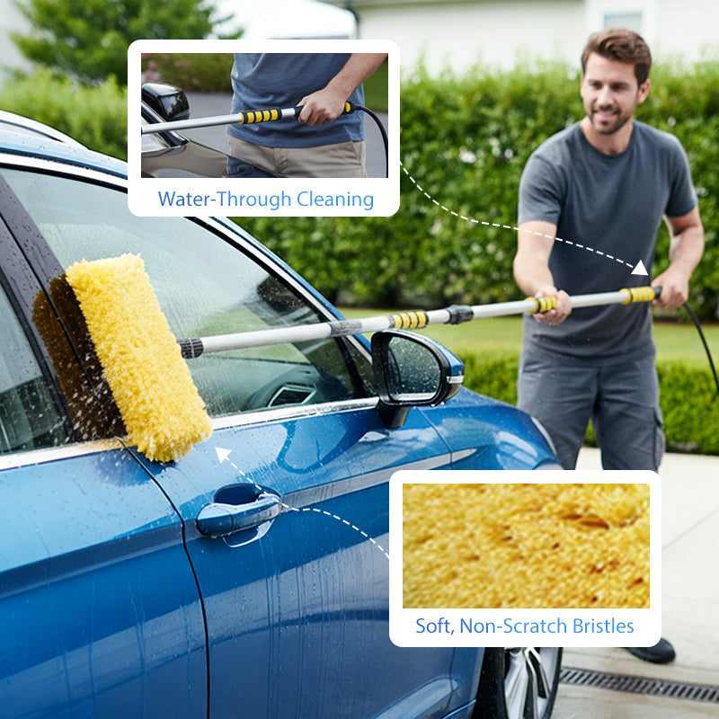 Extendable Car Wash Brush with 152 cm Handle