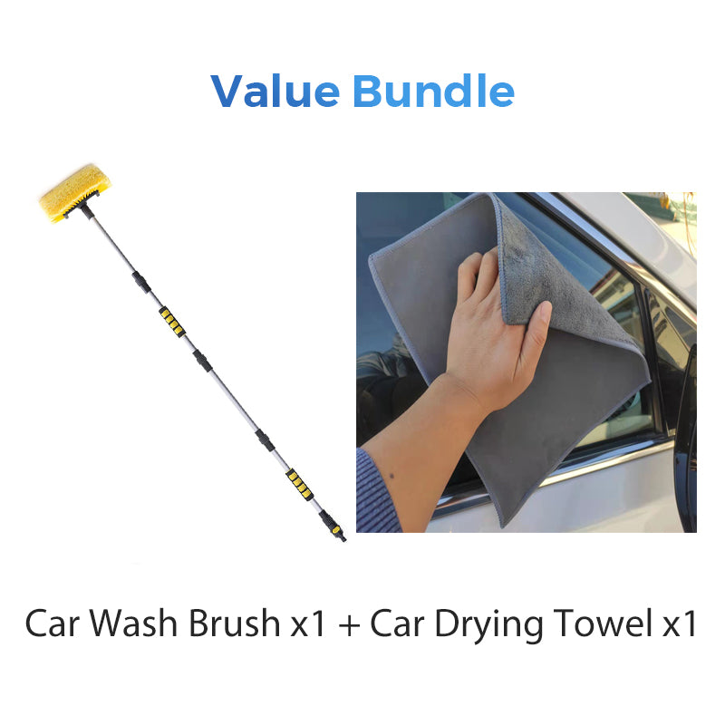 Extendable Car Wash Brush with 152 cm Handle