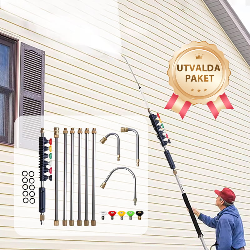 4000 PSI Telescopic Pressure Washer Wand with 3-in-1 Nozzle