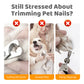 Wooden Pet Nail File with Replaceable Pads Gentle Paw Grooming Tool