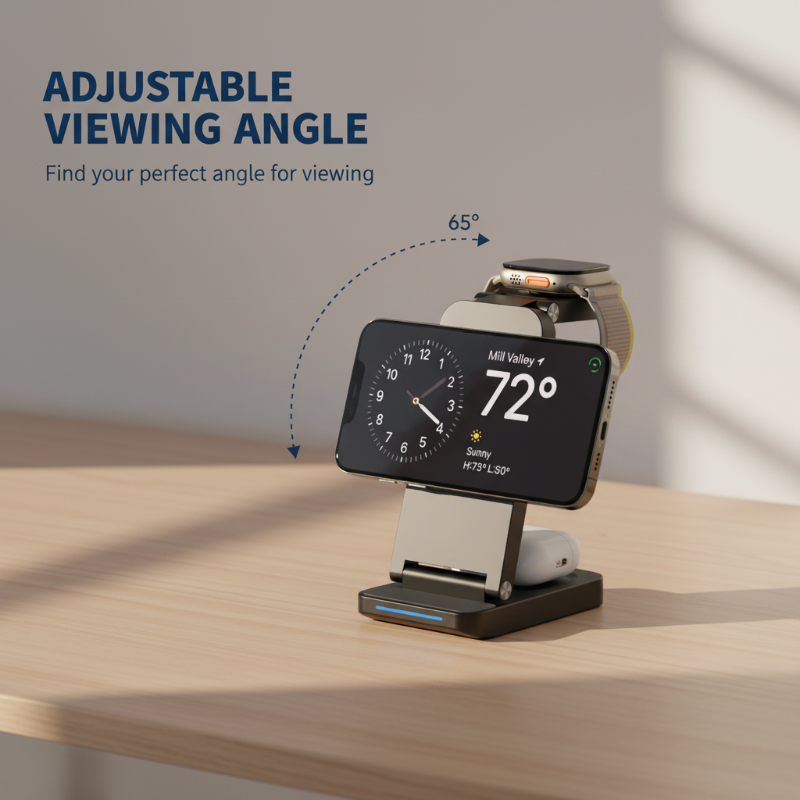 3-in-1 Foldable Magnetic Wireless Charging Station