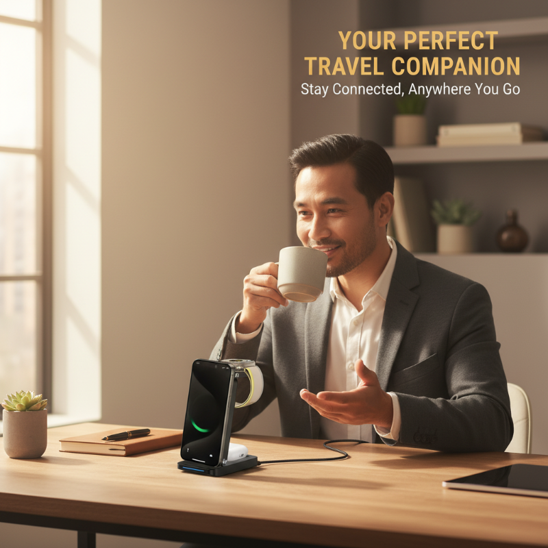 3-in-1 Foldable Magnetic Wireless Charging Station