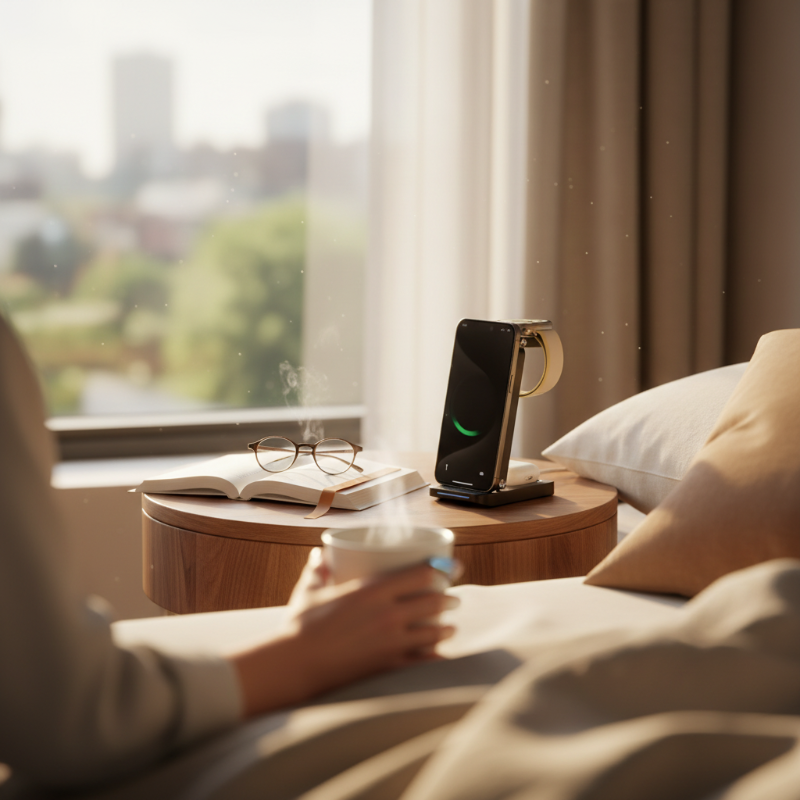 3-in-1 Foldable Magnetic Wireless Charging Station