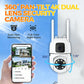 360° Pan & Tilt 4K Dual Lens Outdoor Security Camera