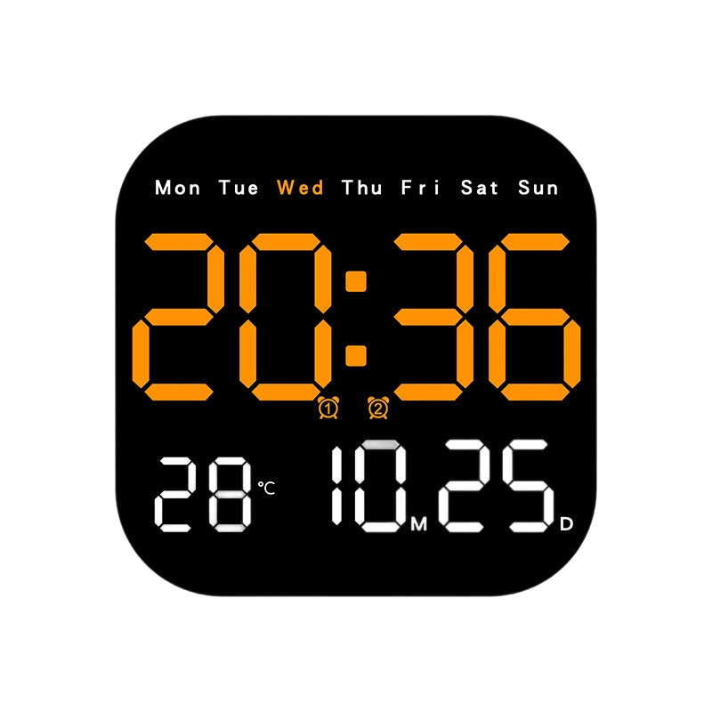 Multifunctional Digital Alarm Clock with Remote Control and Temperature Display