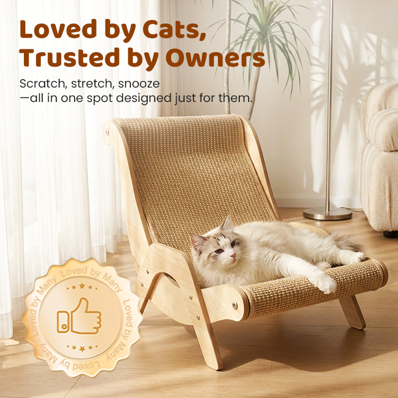 2-in-1 Sisal Cat Scratching Lounger