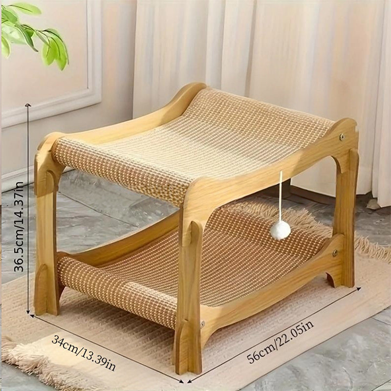 2-in-1 Sisal Cat Scratching Lounger