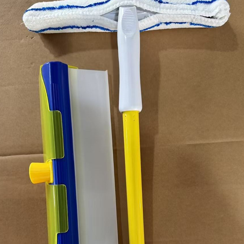 Scratch-Free Streak-Free Silicone Squeegee 5-Piece Set for Glass Cleaning