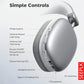 Wireless Bluetooth Headphones with 40-Hour Playtime & 360° Sound