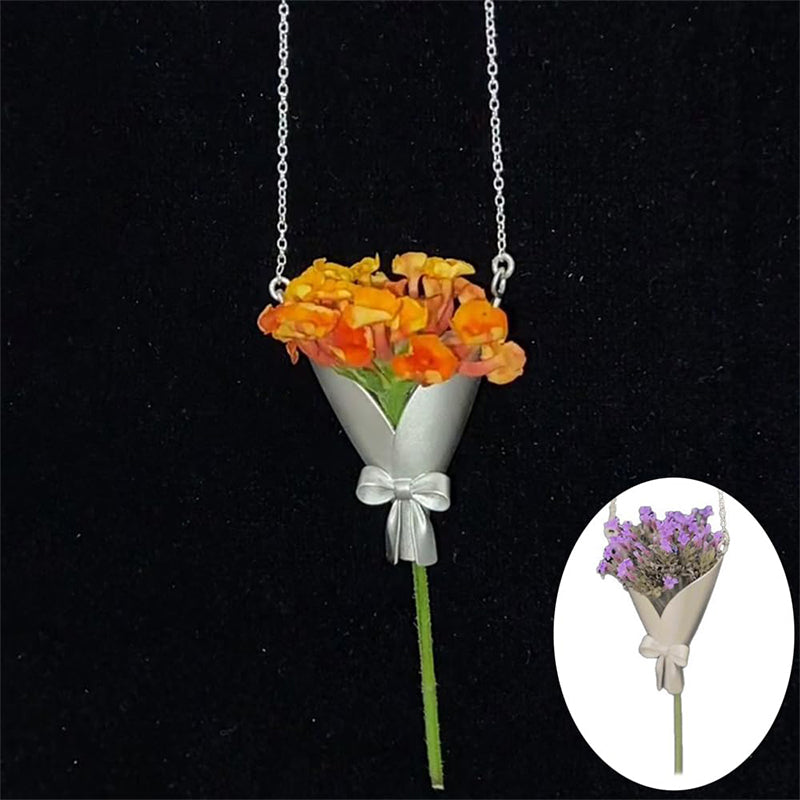 DIY Bouquet Necklace