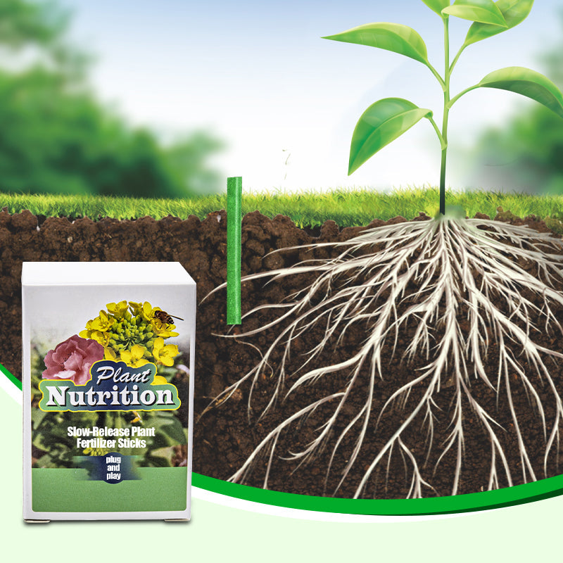 Long-Lasting Plant Food Sticks for Roots Leaves and Blooms