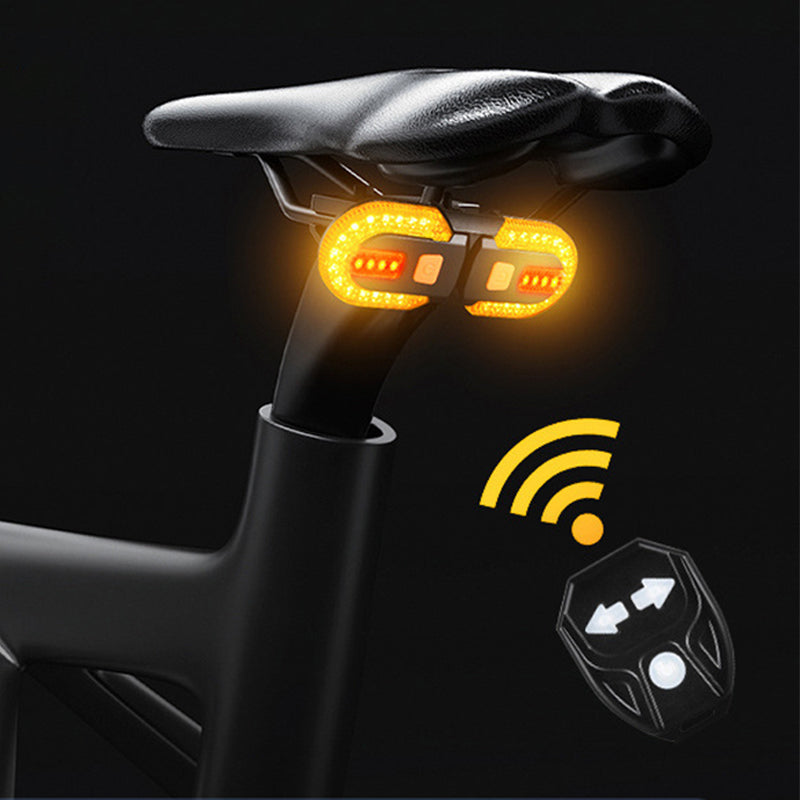 Bicycle Tail Light with Wireless Remote and Turn Signals