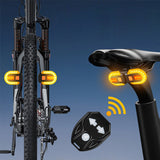 Bicycle Tail Light with Wireless Remote and Turn Signals
