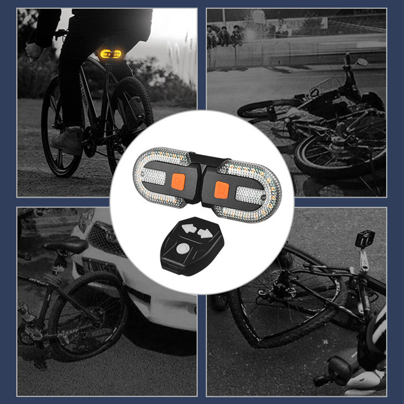 Bicycle Tail Light with Wireless Remote and Turn Signals