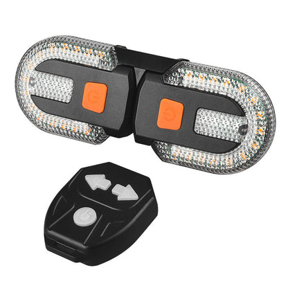 Bicycle Tail Light with Wireless Remote and Turn Signals