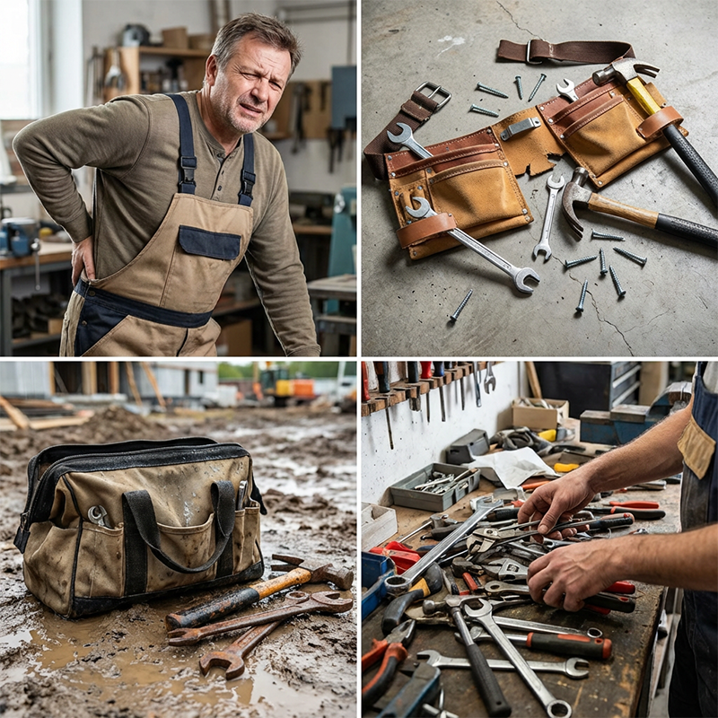 Professional Organizer Tool Pouch Belt