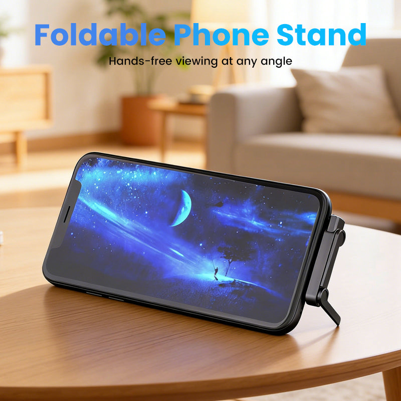 240W Fast Charging Adapter with 360° Foldable Phone Stand