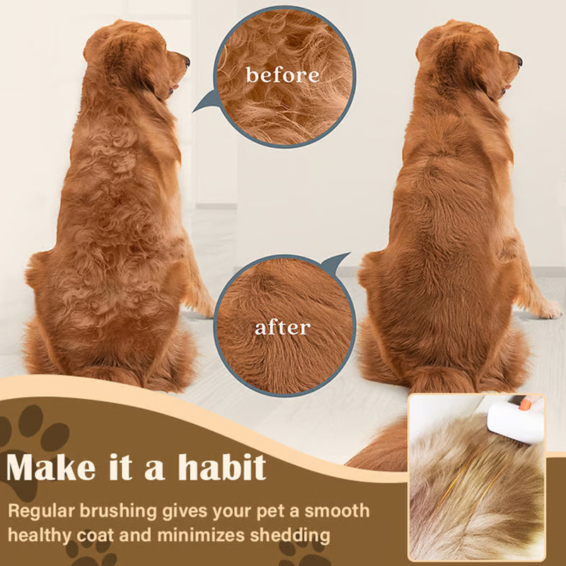 2-in-1 Pet Self-Detangling & Grooming Comb