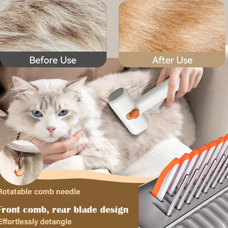 2-in-1 Pet Self-Detangling & Grooming Comb