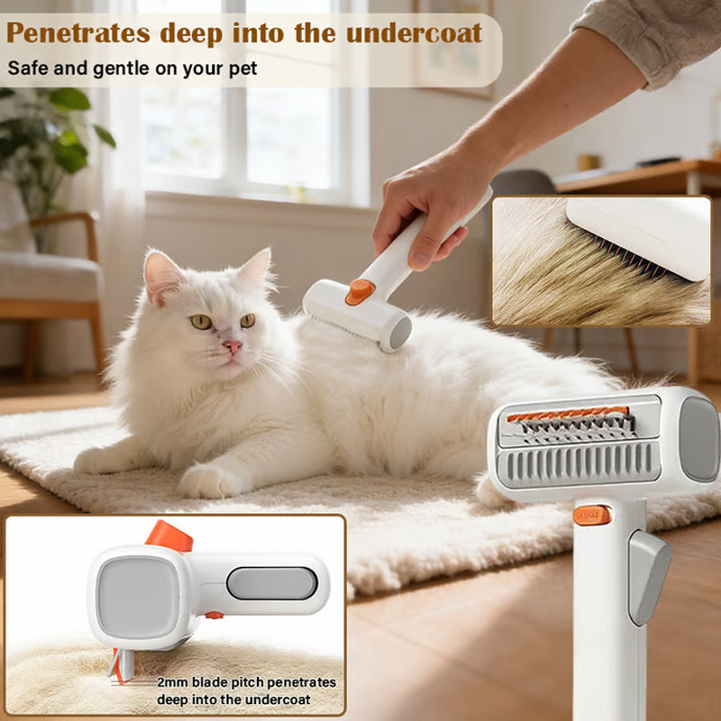 2-in-1 Pet Self-Detangling & Grooming Comb