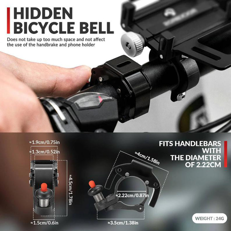 Compact Discreet Bicycle Bell