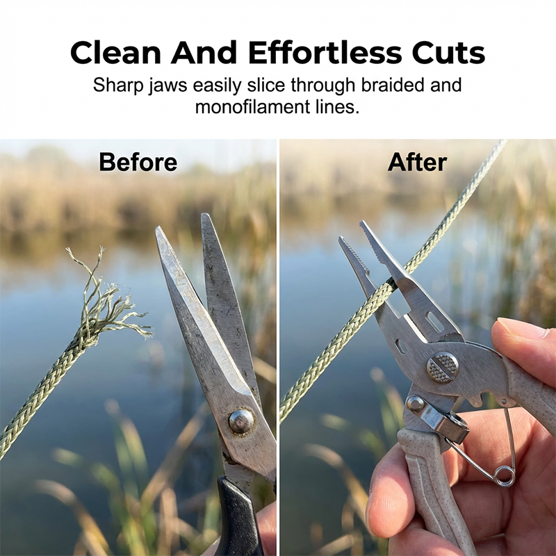 Stainless Steel Spring-Loaded Micro Fishing Pliers