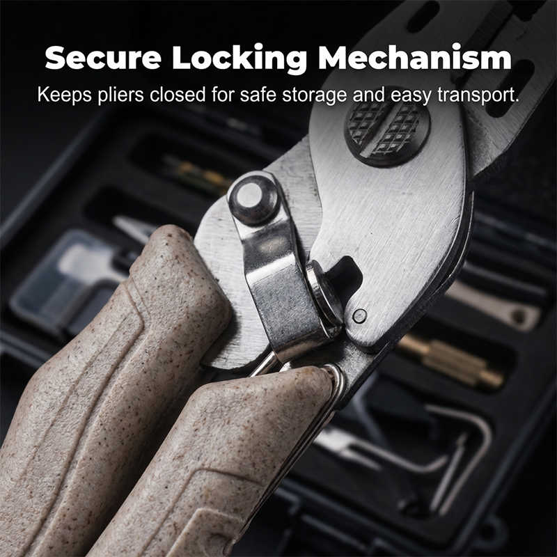 Stainless Steel Spring-Loaded Micro Fishing Pliers